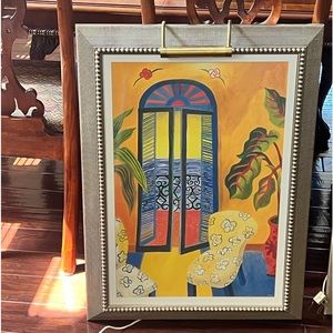 Framed art wall for home or office